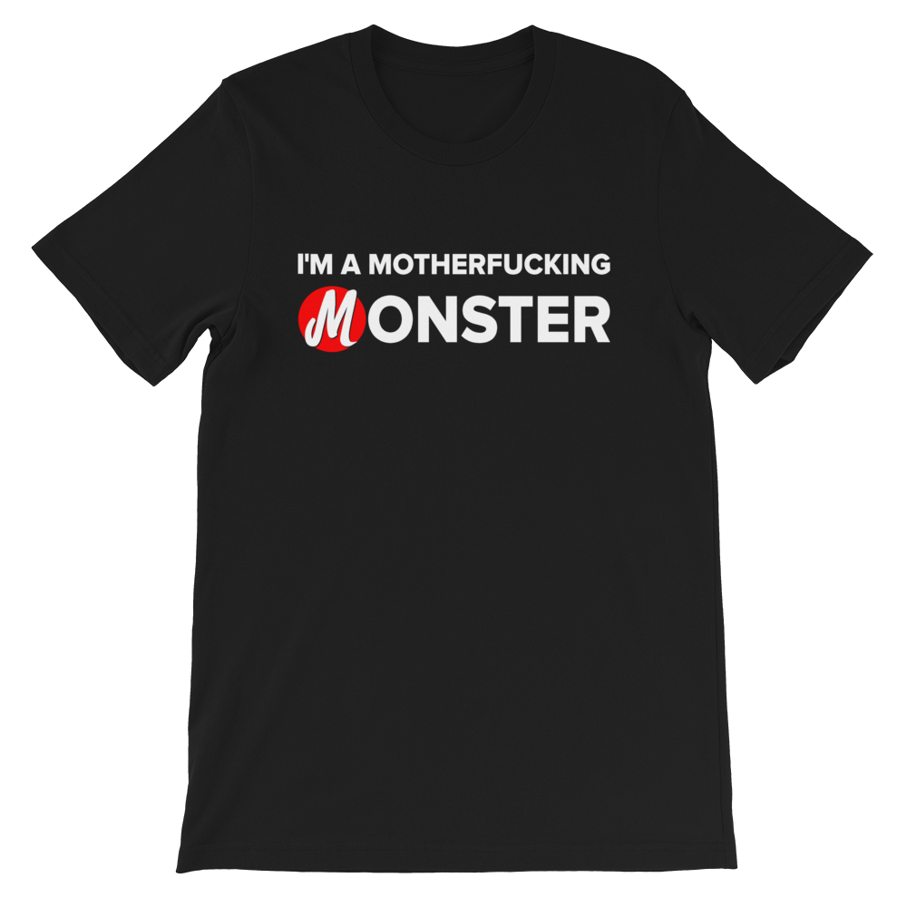 Motherfucking Monster Tee Black Monster Longe 9291