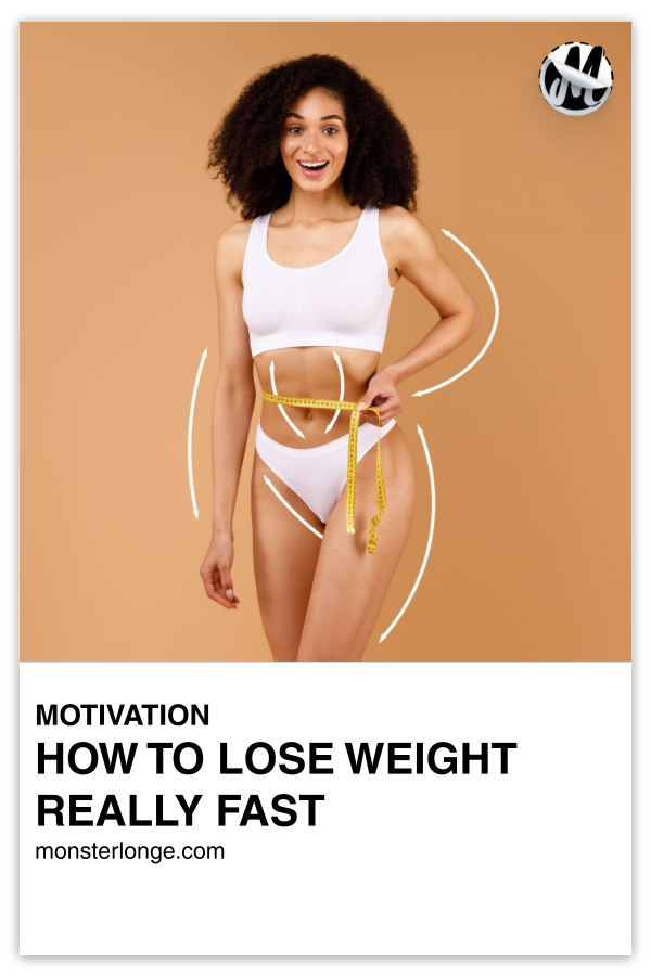 How To Lose Weight Really Fast with image of a woman in underwear measuring her waistline with measure tape.